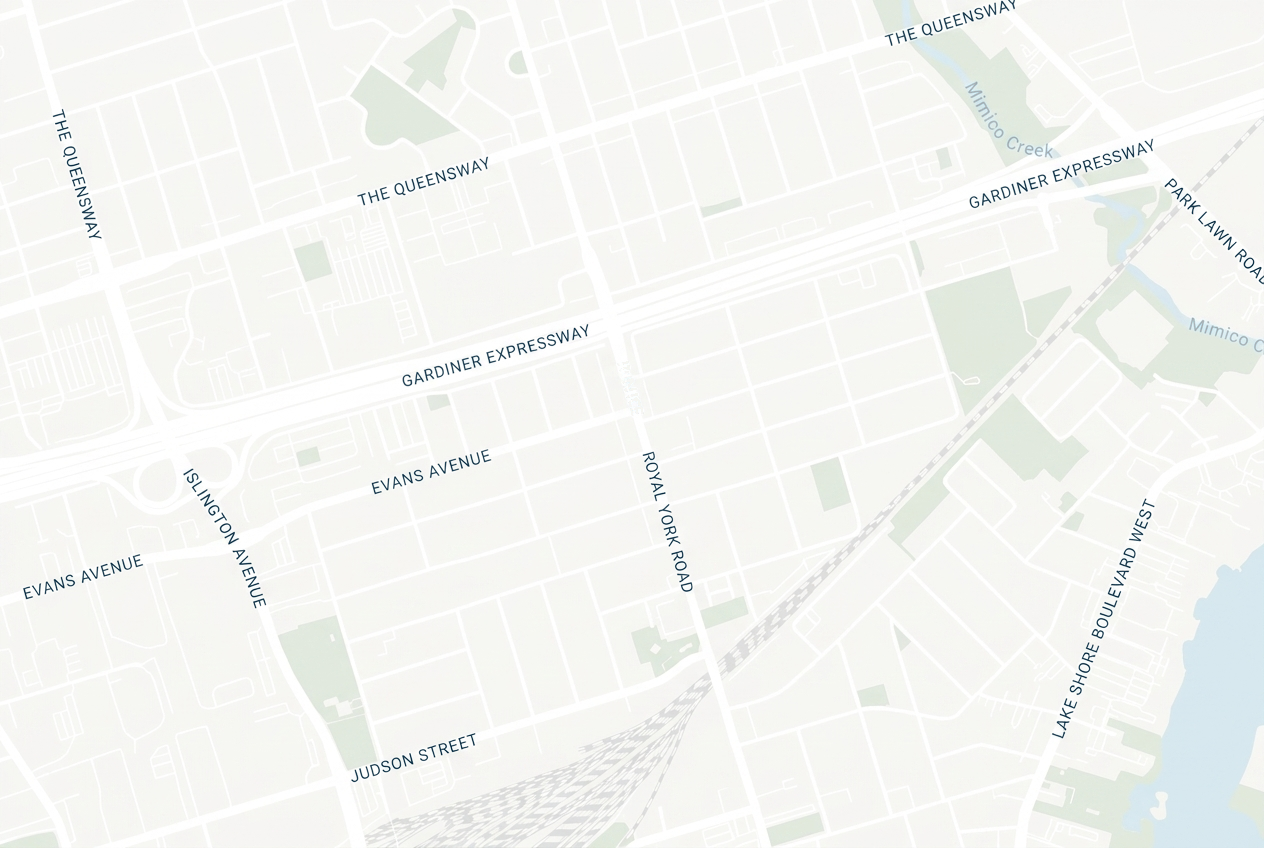 Map of 430 Royal York in Mimico, Toronto